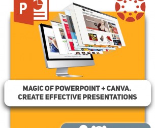 Magic of POWERPOINT + Canva. Create effective presentations - Programming for children in Jersey City