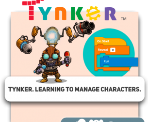 Tynker. Learning to manage characters.  - Programming for children in Jersey City